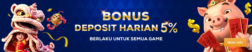 Bonus Deposit Harian 5%